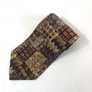 Barbara Blank New York Tie Silk Handmade Patchwork Geometric Mosaic Abstract